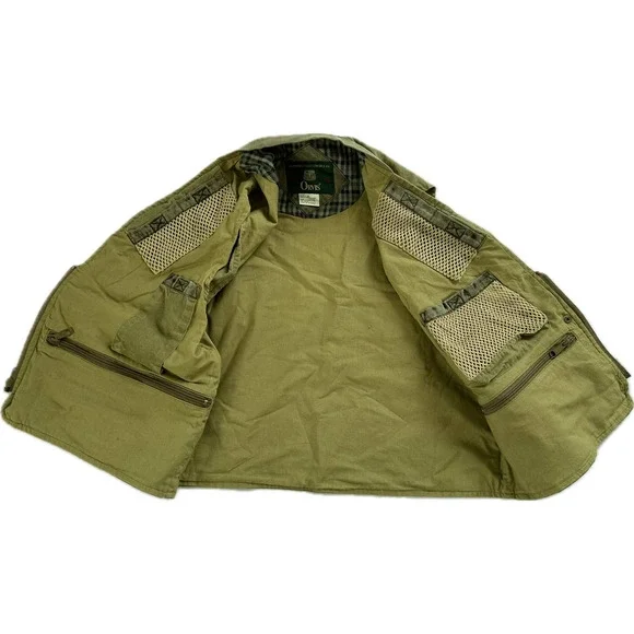 Vintage 80s 90s Orvis Fishing Safari Small Vest VTG - Picture 3 of 6